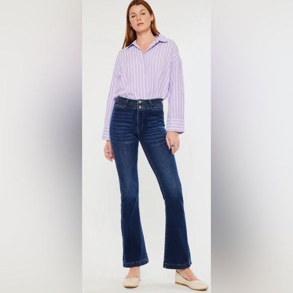 KanCan Denim - KanCan “Caroline” High Rise Dark Wash Flare Jeans – Size 9/28